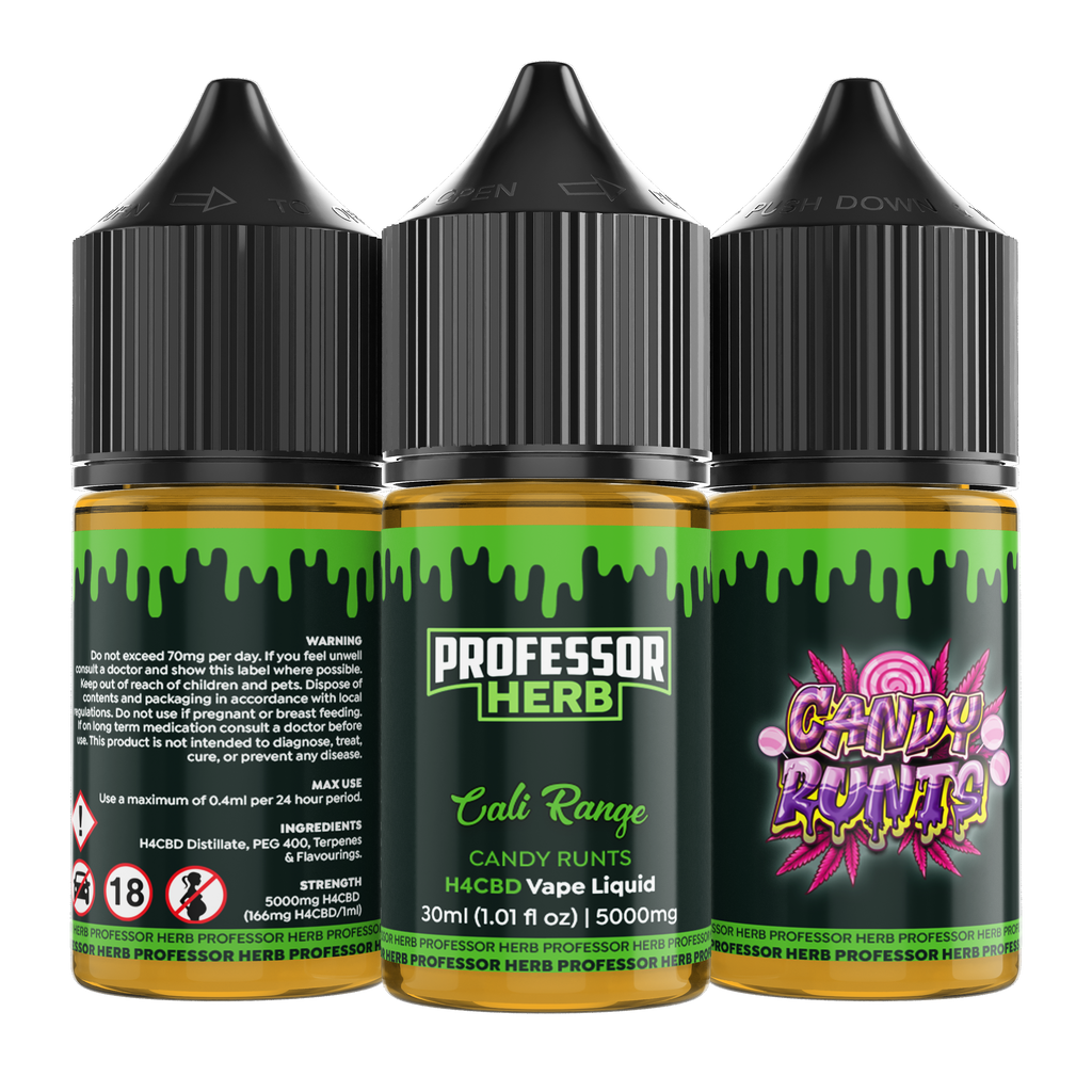 Buy Professor Herb H4CBD Vape Liquid 5000mg 30ml Candy Runts