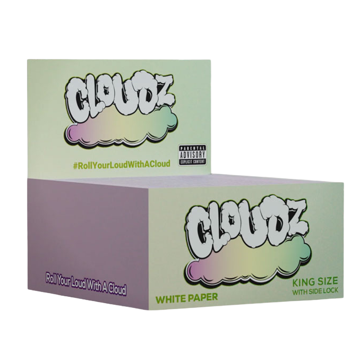 Cloudz King Size Rolling Papers with Side Lock