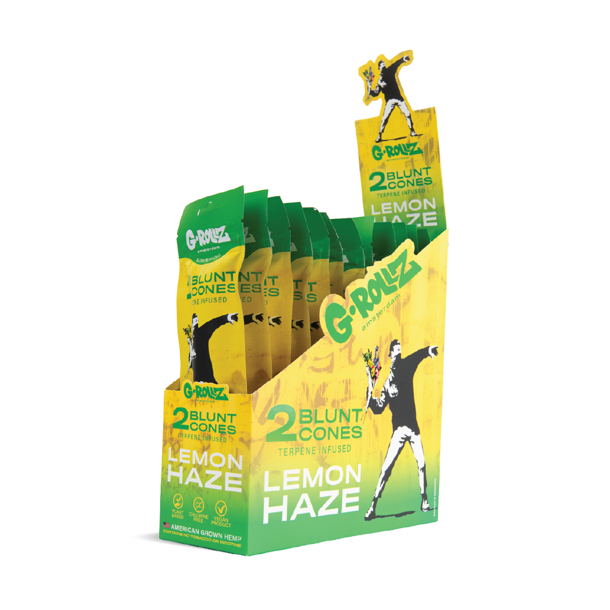 G-Rollz Terpene-Infused 2 Blunt Cones - (12 Pack)