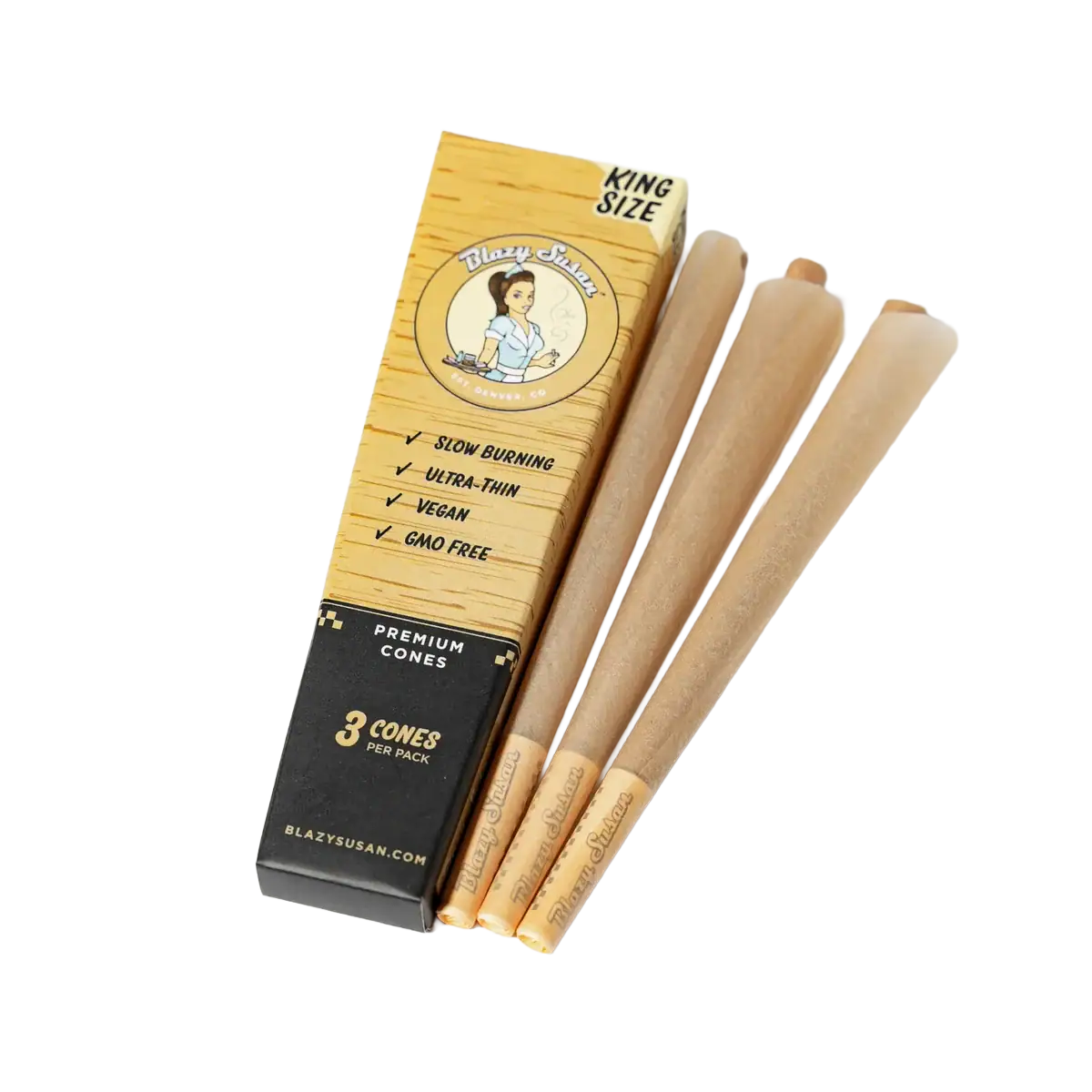 Blazy Susan King Size Cones - Brown