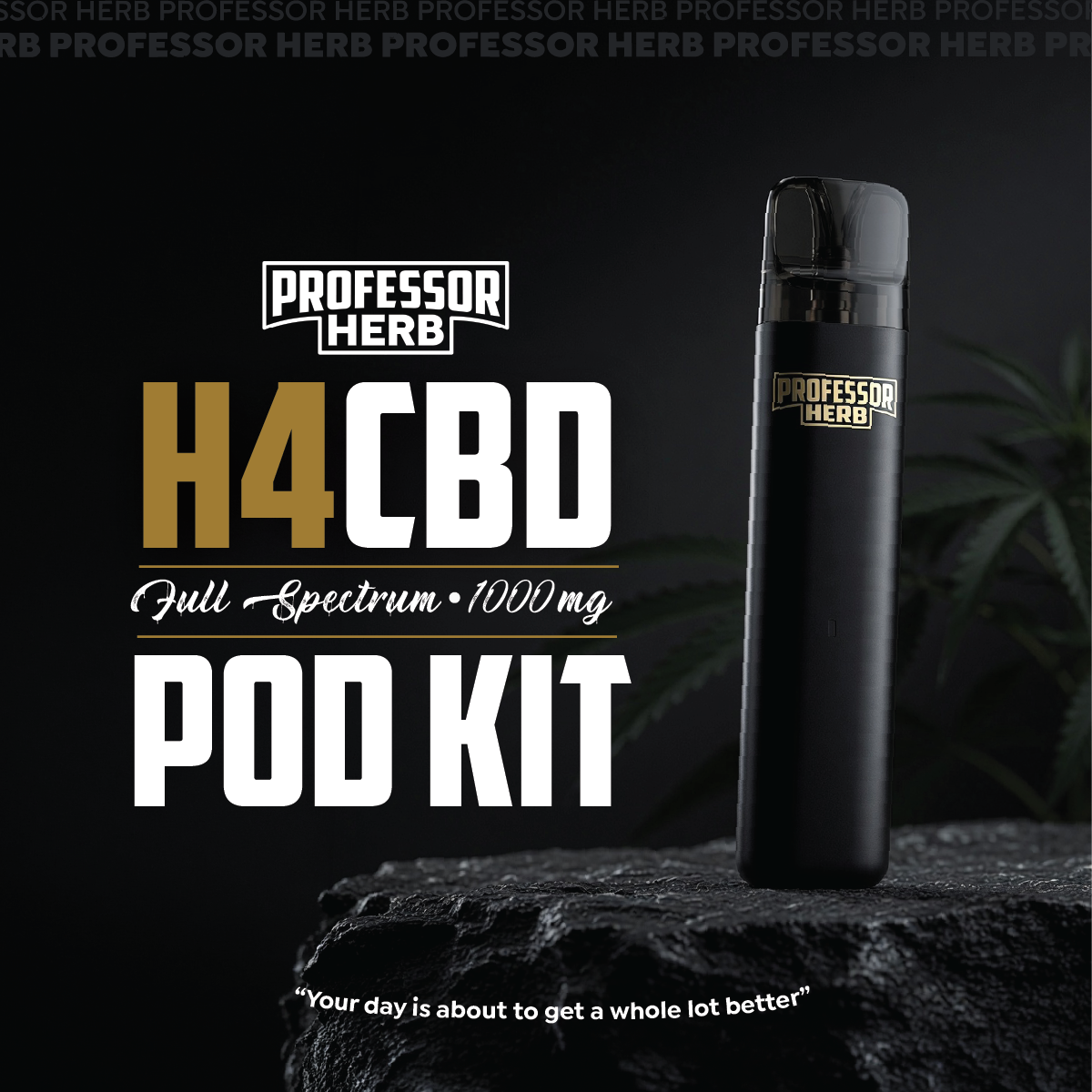 Professor Herb 1000MG H4CBD Full Spectrum 1ML Pod Kit - Lemon Haze