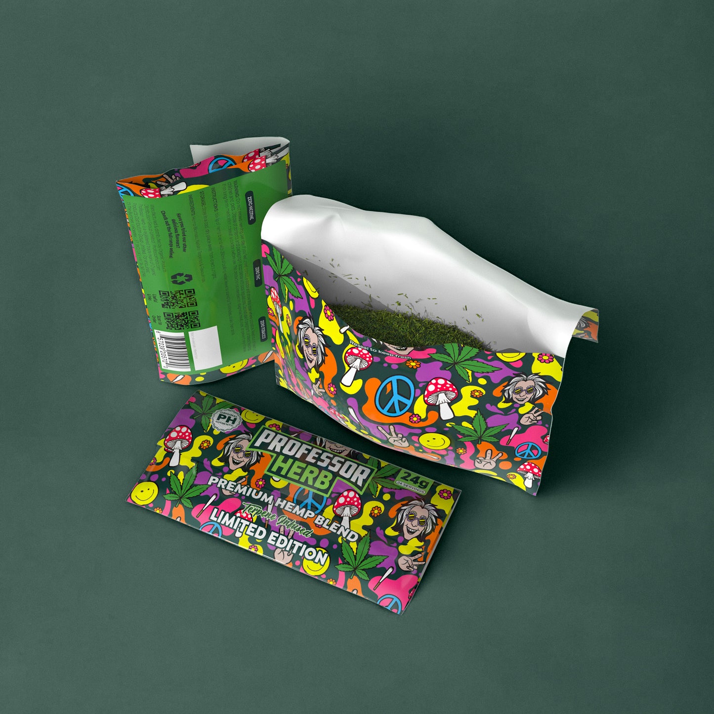 Professor Herb Premium Hemp Blend (24g) - Sunset Sherbet [LIMITED EDITION]