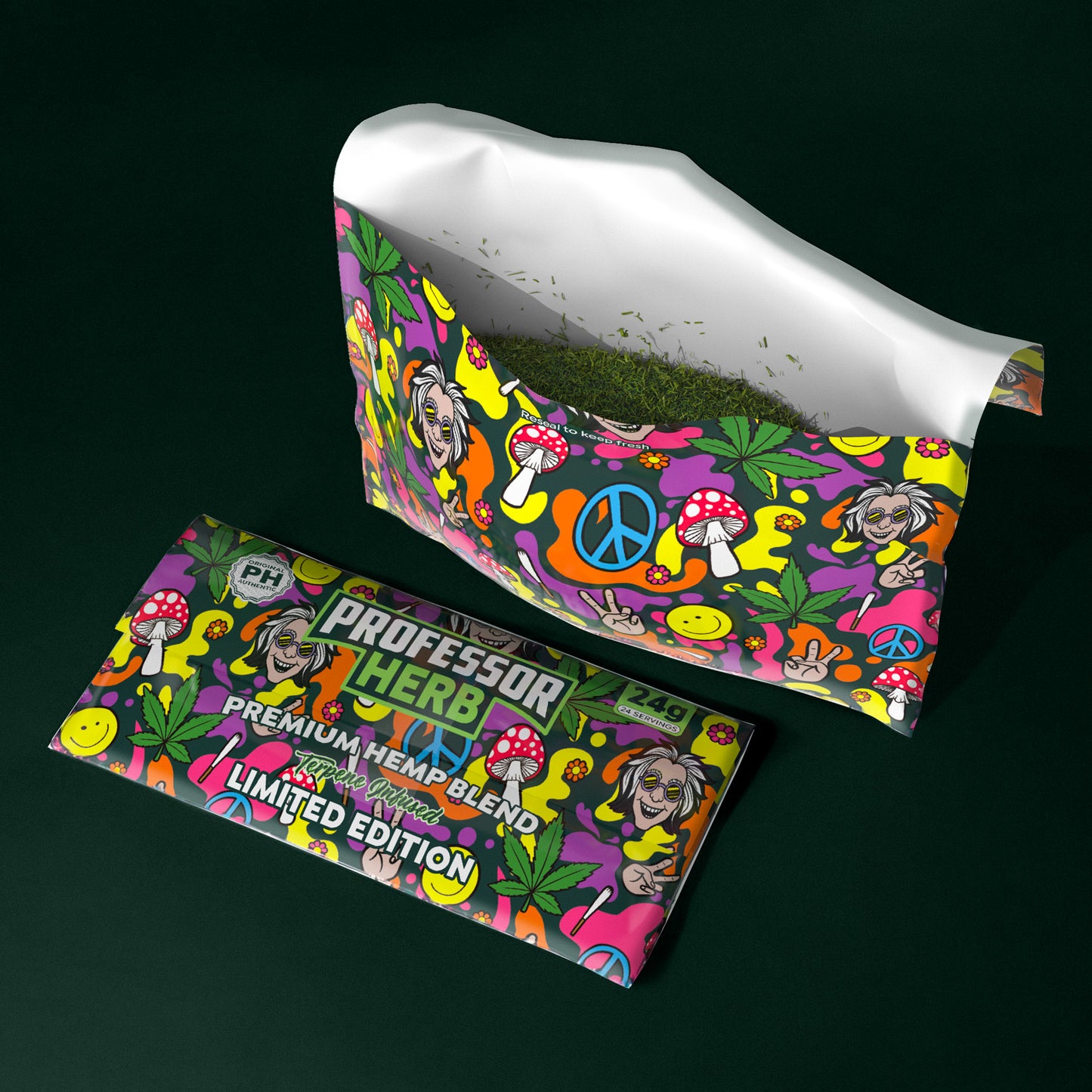 Professor Herb Premium Hemp Blend (24g) - Sunset Sherbet [LIMITED EDITION]