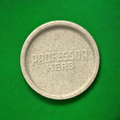 Professor Herb Biodegradable Hemp Shredder Grinder (2 Part) - White
