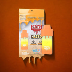 Packs by Packwoods H4CBD Disposable Vape 2ml/1000mg - Rainbow Sorbet