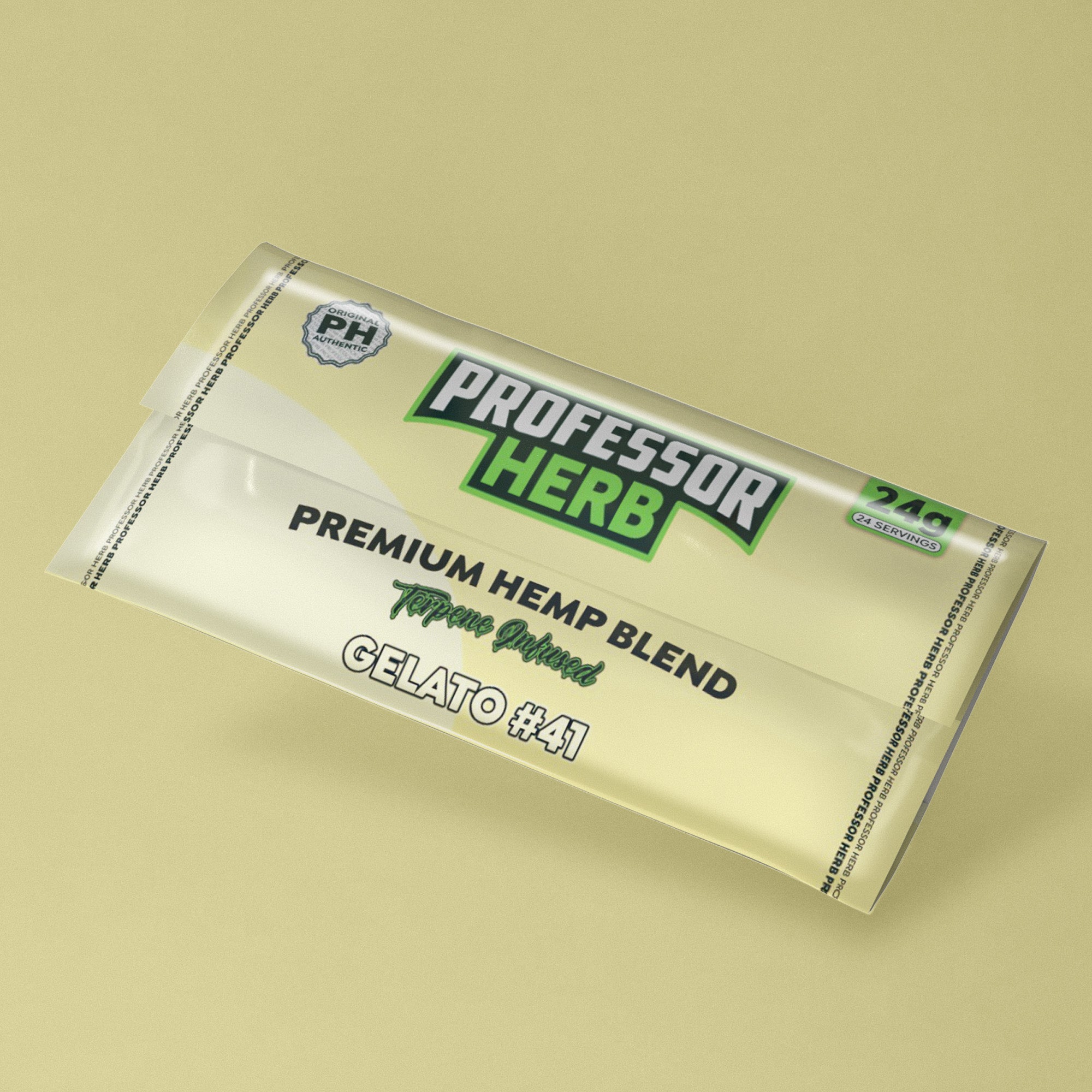 Professor Herb Premium Hemp Blend (Box of 10) - Gelato #41