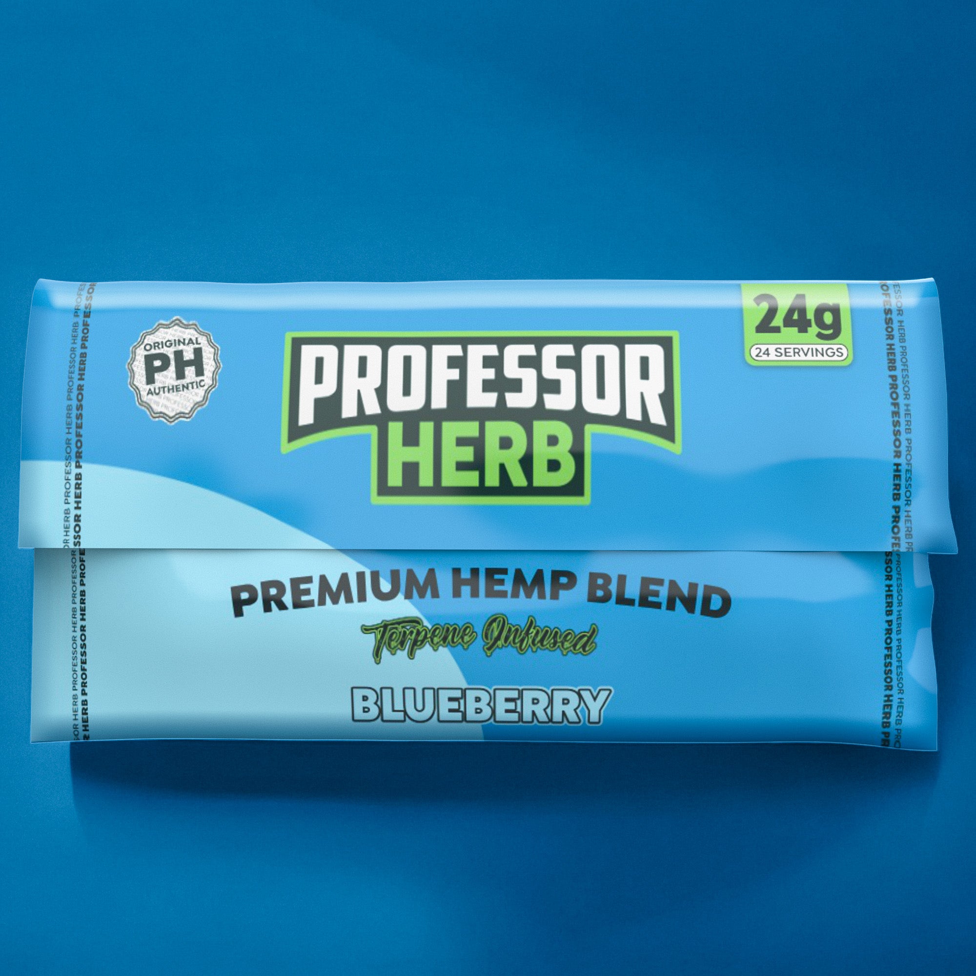 Professor Herb Premium Hemp Blend (Box of 10) - Blueberry