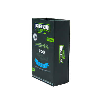 Professor Herb 1000mg Full Spectrum H4CBD 1ml Replacement Pod - Blueberry