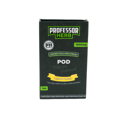 Professor Herb 1000mg Full Spectrum H4CBD 1ml Replacement Pod - Lemon Haze