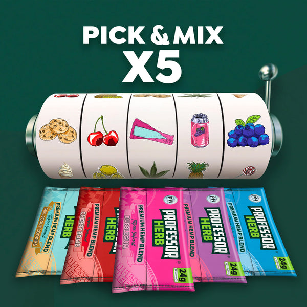 Professor Herb Premium Hemp Blend (24g) - 5 Blend Bundle