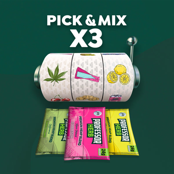 Professor Herb Premium Hemp Blend (24g) - 3 Blend Bundle