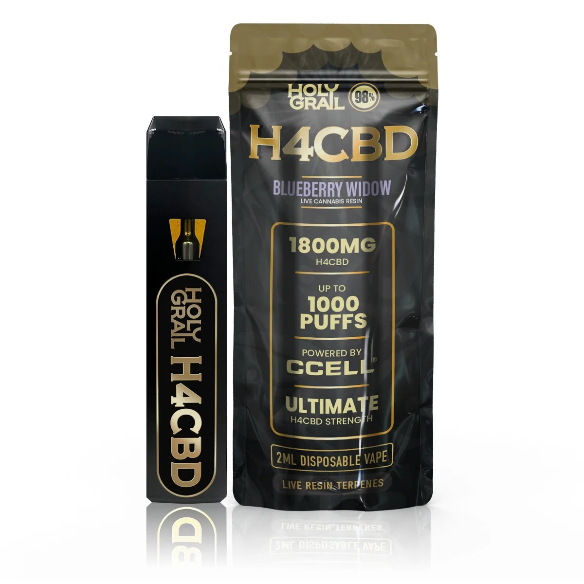 Holy Grail Disposable H4CBD Vape Pen 1800mg - Blueberry Widow