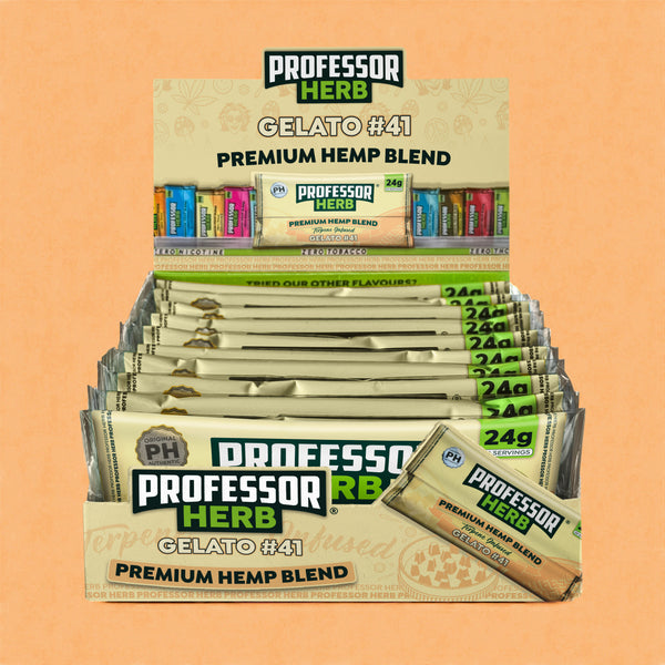 Professor Herb Premium Hemp Blend (Box of 10) - Gelato #41