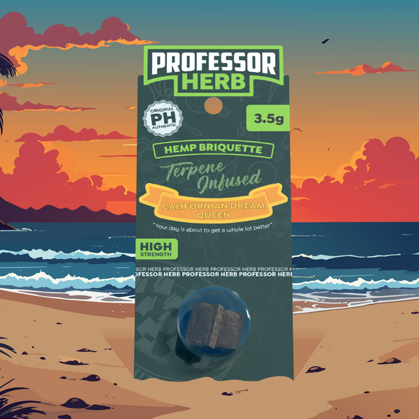 Professor Herb Hemp Briquette Hash (3.5g) - Californian Dream Queen [LIMITED EDITION]