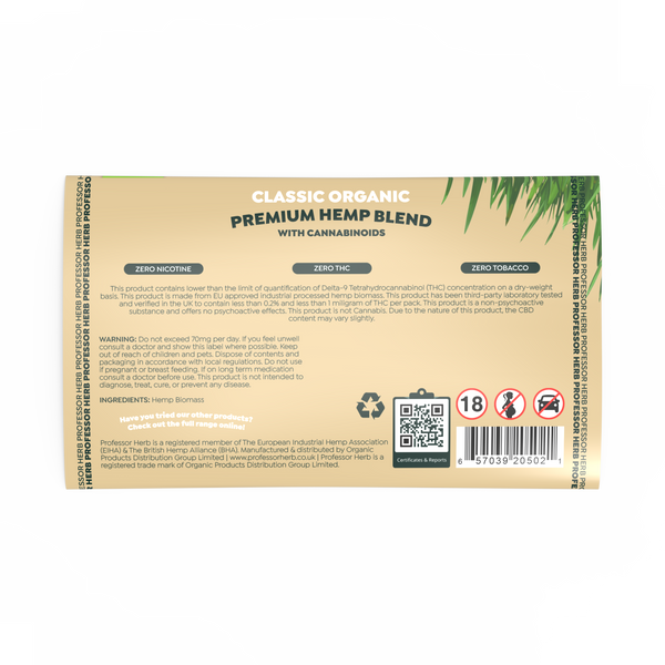 Professor Herb Premium Hemp Blend (20g) - Classic Organic