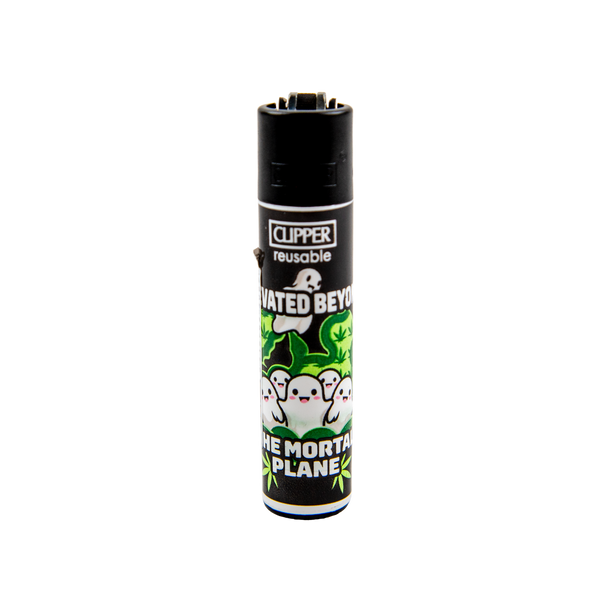 Clipper: Paranormal Puffs BW Lighters - Elevated Beyond