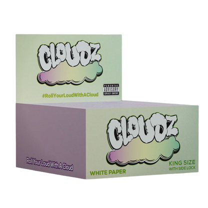 Cloudz King Size Rolling Papers with Side Lock