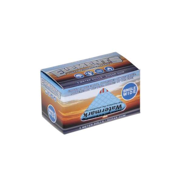Elements Single Wide 5m Ultra Thin Rice Rolling Paper
