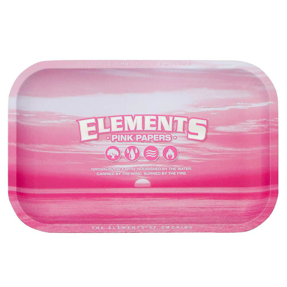 Elements Pink Rolling Tray (Small 17.5 x 27.5)