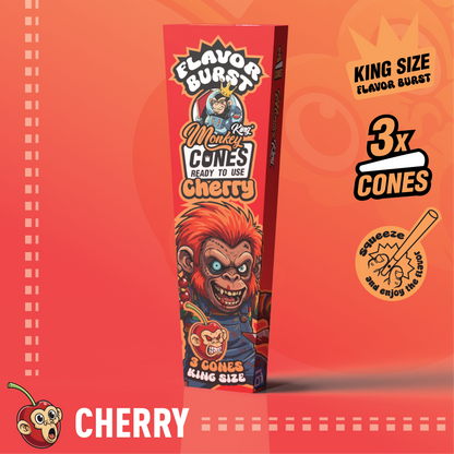 Monkey King King Size Flavor Burst Cones - (3 Pack)