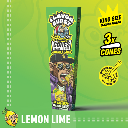 Monkey King King Size Flavor Burst Cones - (3 Pack)
