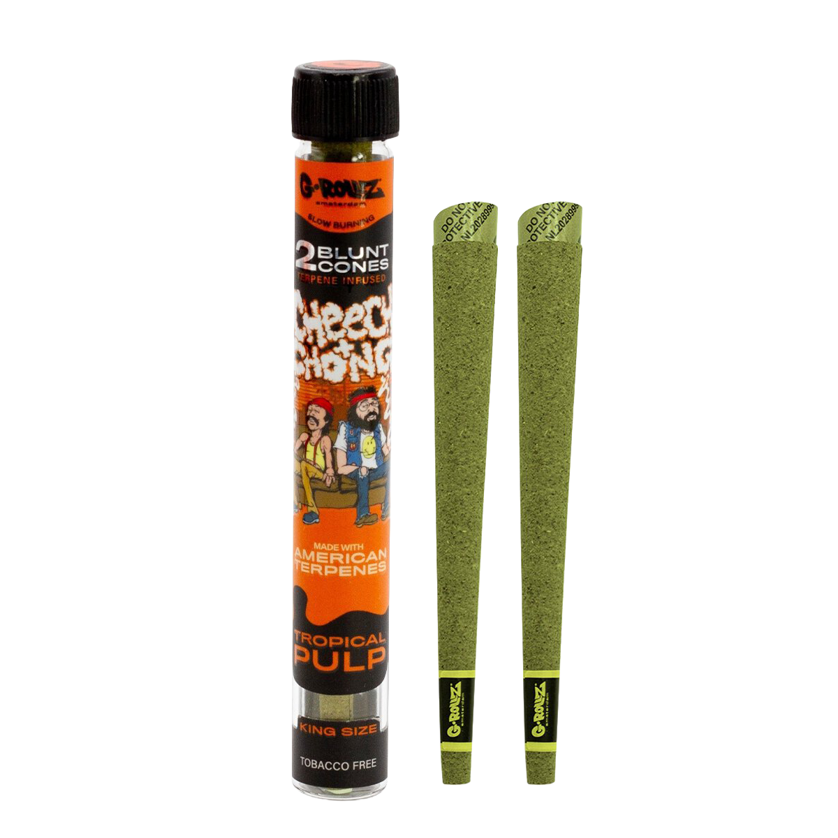 G-Rollz Cheech & Chong Terpene Infused Hemp Blunts - Tropical Pulp