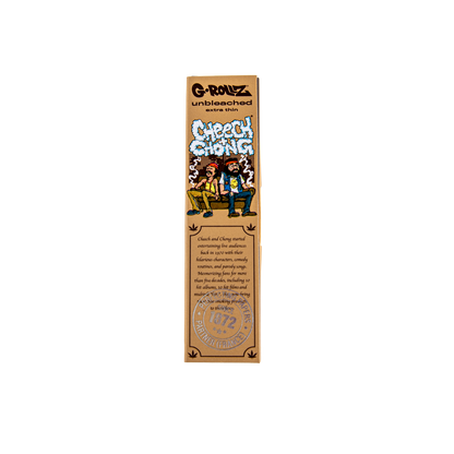 G-Rowz Cheech & Chong unbleached paper towel package on a white background