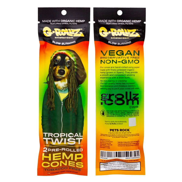 G-Rollz 2 Pre-Rolled Hemp Cones - Tropical Twist