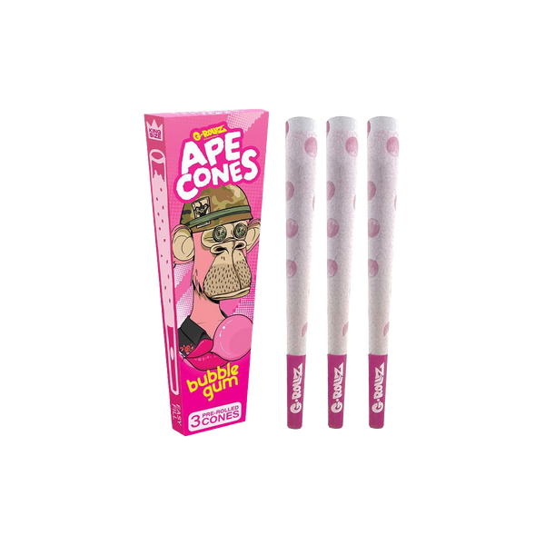 G-Rollz 'Ape Cones' King Size Pre-Rolled - Bubblegum
