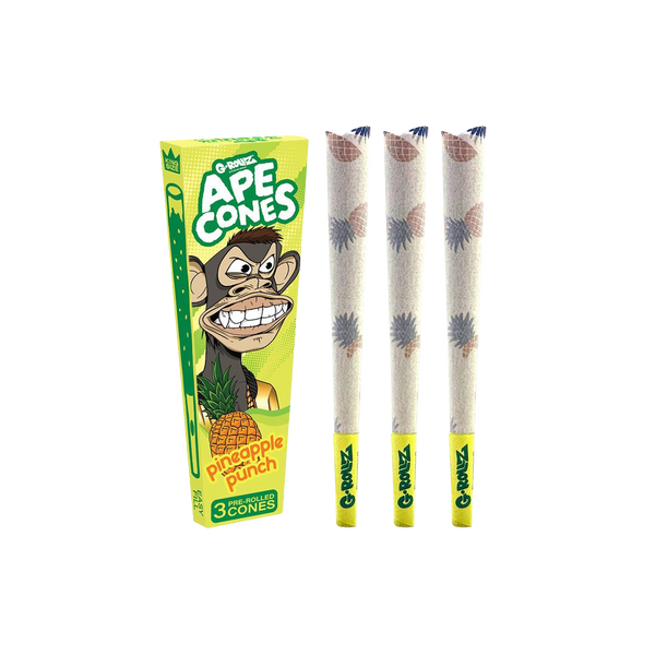 G-Rollz 'Ape Cones' King Size Pre-Rolled - Pineapple Punch