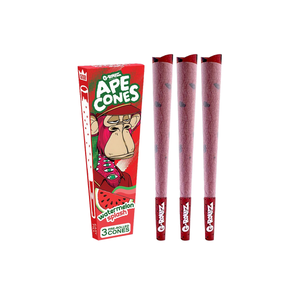 G-Rollz 'Ape Cones' King Size Pre-Rolled - Watermelon Splash