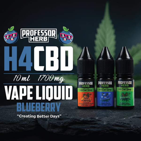 Professor Herb H4CBD Vape Liquid - 1700mg 10ML - Blueberry