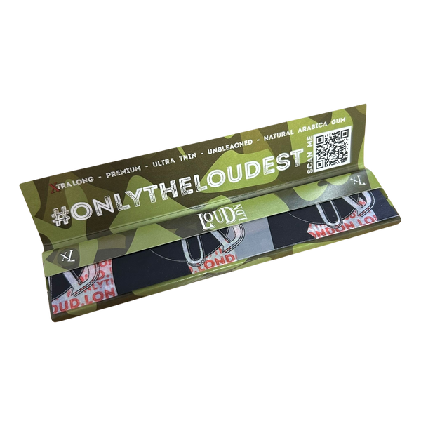 Loud Ldn XLoud Rolling Papers: Natural Unbleached - Xtra Long