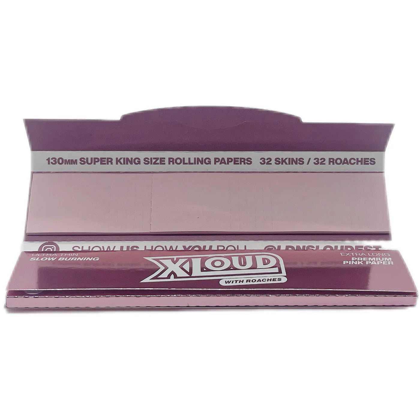 Loud Ldn XLoud Rolling Papers & Tips: Rose Gold - Extra Long