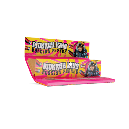 Monkey King Rolling Papers & Tips: Ready To Fly - King Size Unbleached