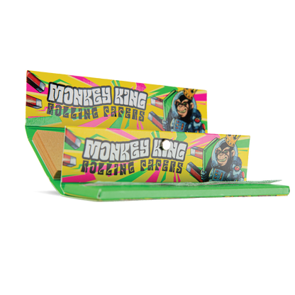 Monkey King Rolling Papers & Tips: Ready To Fly - King Size Unbleached