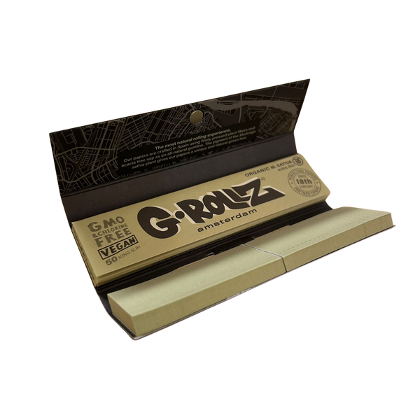 G-Rollz Medicago Sativa Extra Thin Papers, Filters & Wooden Poker Value Pack