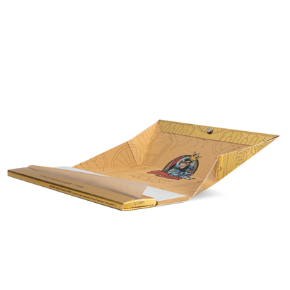 Monkey King Rolling Papers & Tips: Billionaire Gold XL - Extra Long