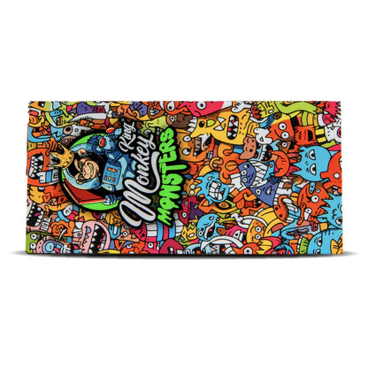 Monkey King Papers, Tips & Tray: Magnetic Monsters Edition - King Size Unbleached