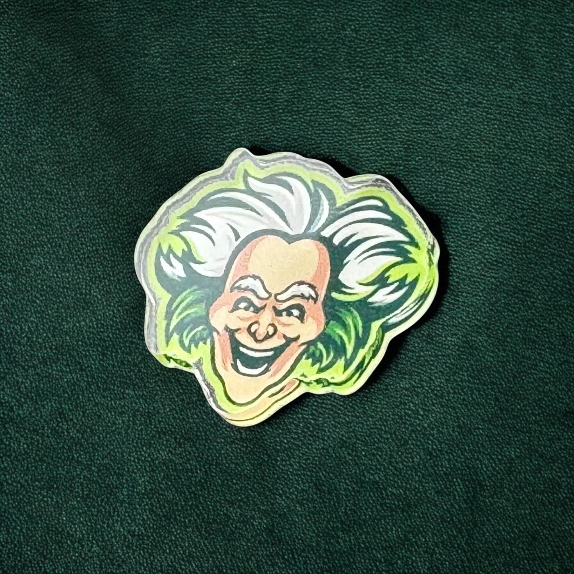 Professor Herb Acrylic Pin Badge