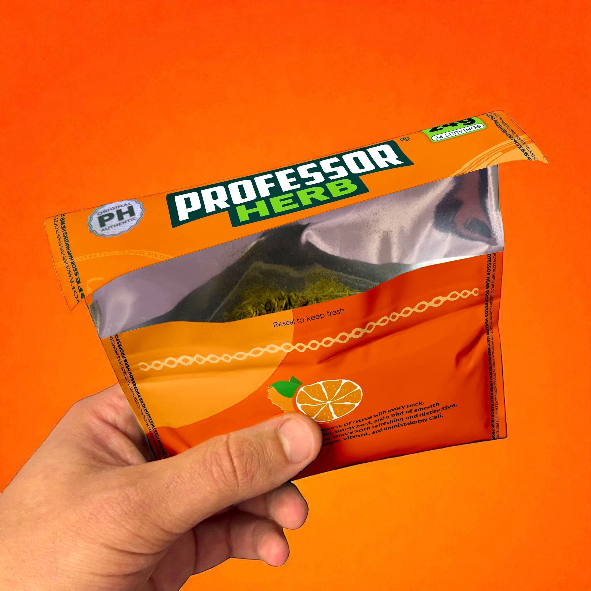 Professor Herb Premium Hemp Blend (Box of 10) - Cali Orange