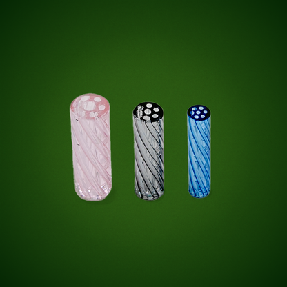 Professor Herb Assorted Colour And Size Glass Tips (3 Tips)