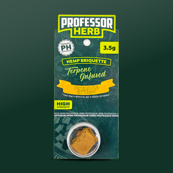 Professor Herb Hemp Briquette Hash (3.5g) - Pineapple Express