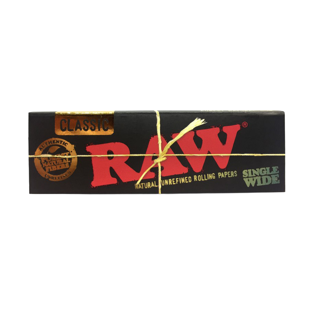 RAW Rolling Papers: Standard Single Wide - Black