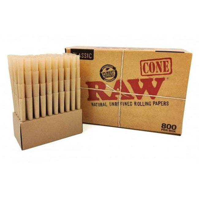 RAW Classic King Size Cones (800 Cones)-RAW