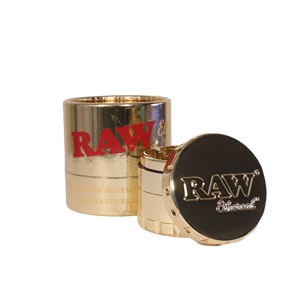 RAW Ethereal Gold 4 Piece Metal Grinder