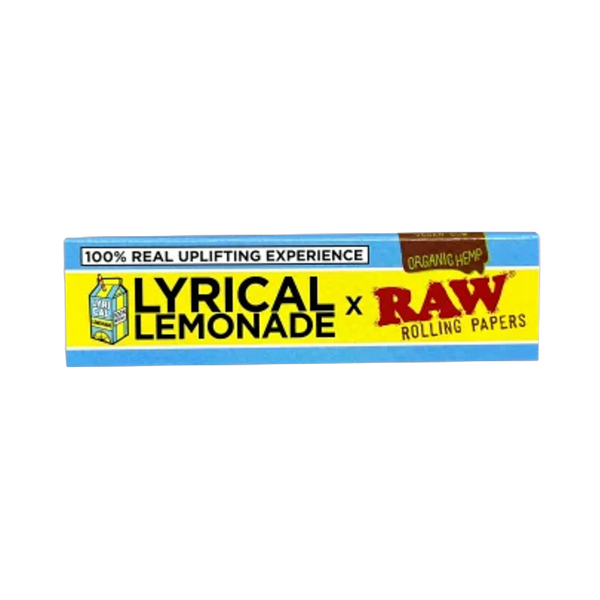 RAW x Lyrical Terpene Enhanced Organic Hemp Rolling Papers - Lemonade
