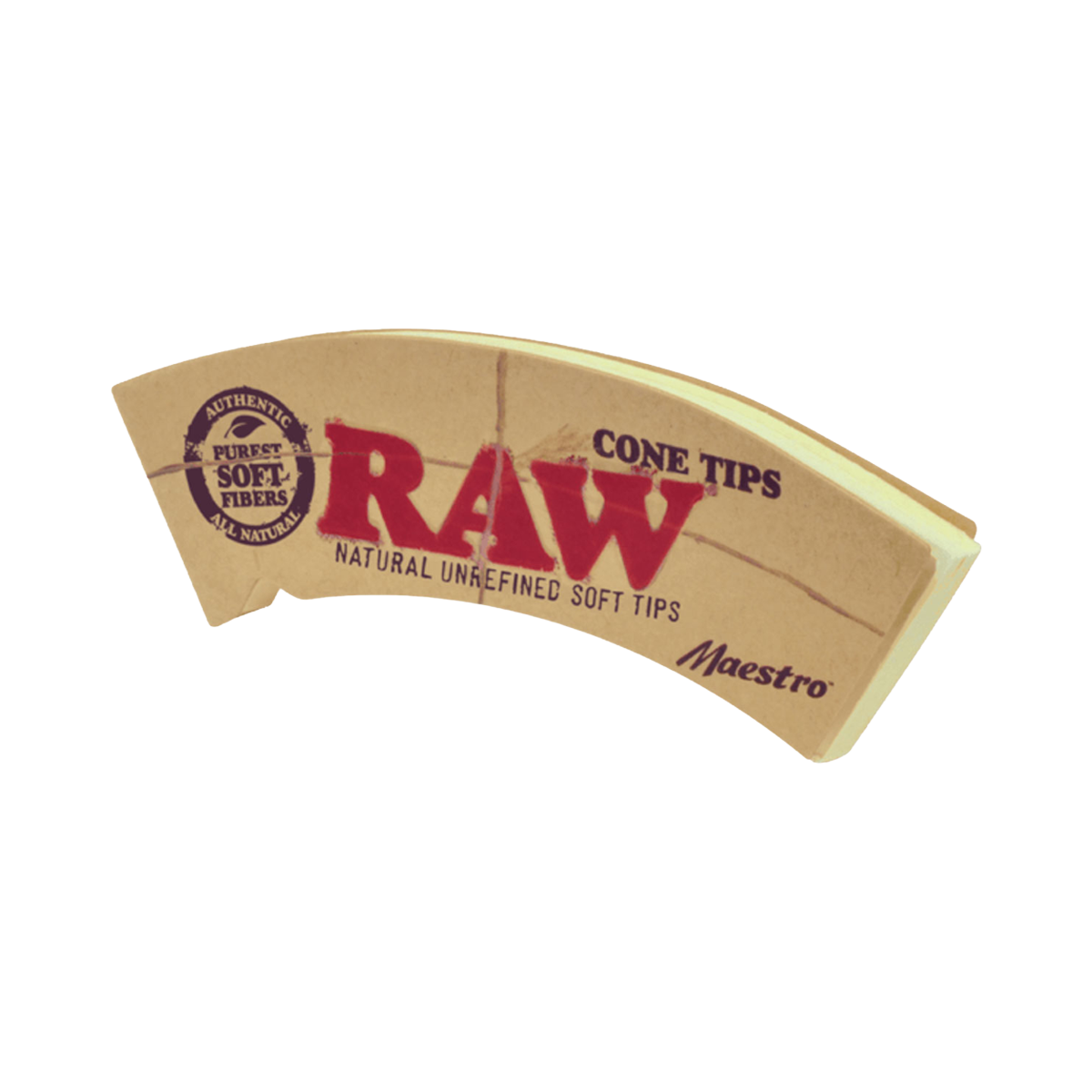 RAW cone tips packaging on a white background