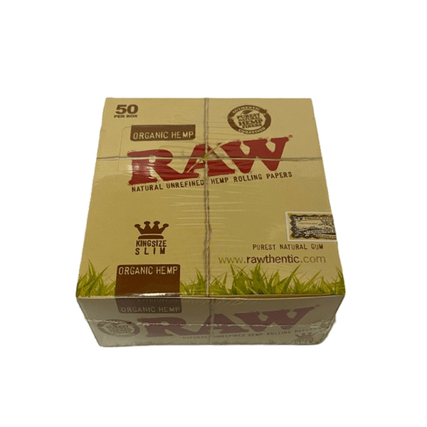 RAW Organic Rolling Papers - 50pcs Full Box