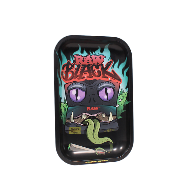 RAW 'Black Monster' Rolling Tray (Small 11" x 7")